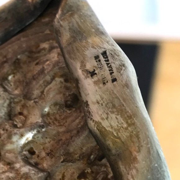 Antique Tiffany Cir. 19th Century Sterling Silver Cuff Bracelet Floral Rare - Picture 4 of 13